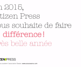 Voeux 2015 de l’Agence Citizen Press [Motion design]